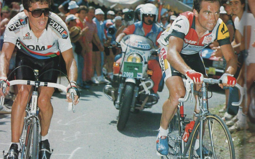 Tour de Francia 1986 Pau. Directo Twitter.