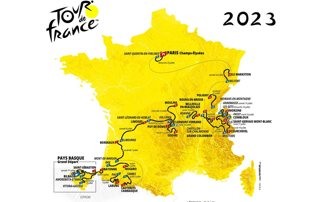 Tour de Francia 2023. Recorrido